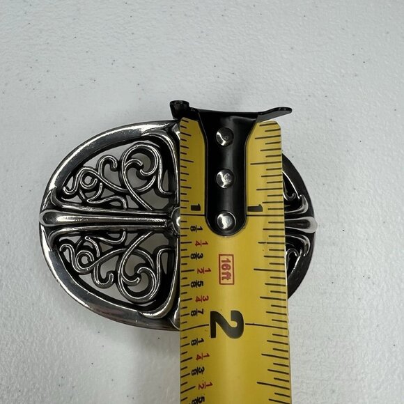 Authentic Chrome Hearts Oval Belt Buckle Polished 925 silver - Picture 5 of 5